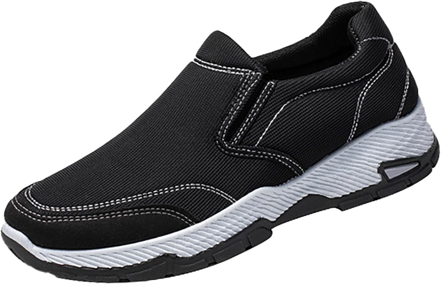 Men's Stylish Breathable Casual Sports Shoes Running Shoes Slip on Walking Tennis Sneakers Lightweight Breathable Casual Soft Sole Mesh Workout Sports Shoes