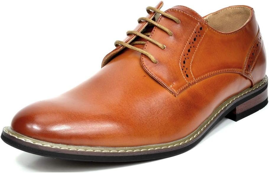 Men Leather Lined Dress Oxfords Shoes