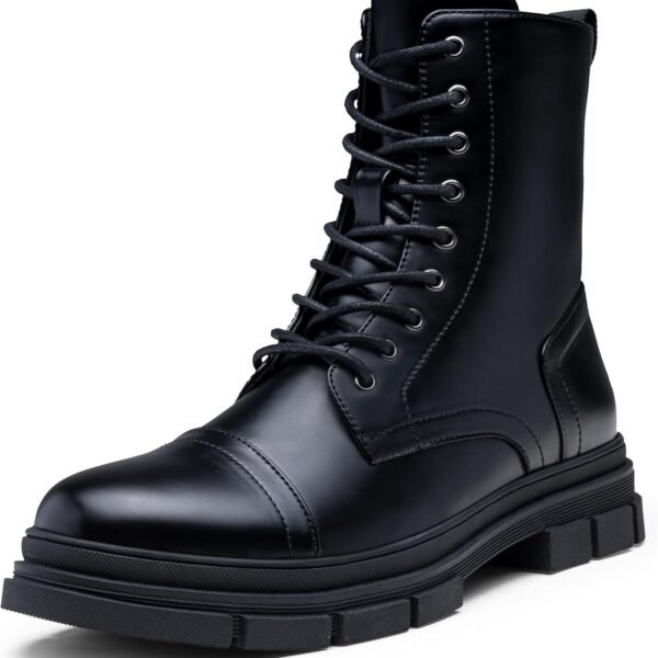 Men Boots Fashion High Top Motorcycle Boots Waterproof Boots for Men