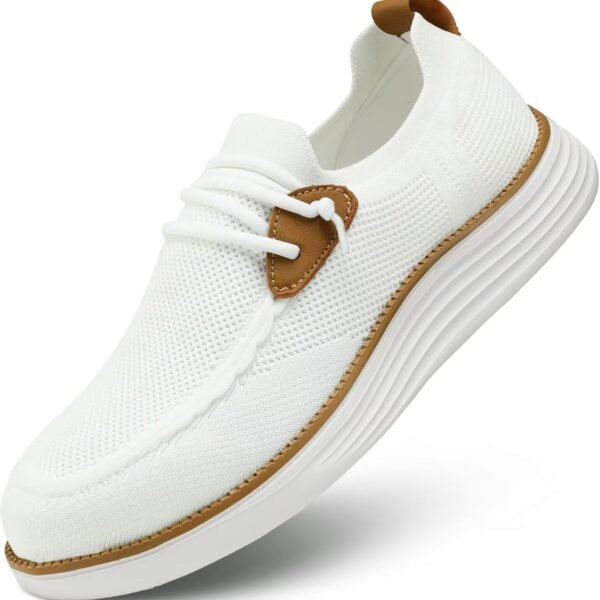 Mens Casual Loafers Shoes Slip On Fashion Walking Dress Sneakers Business Oxfords Work Lightweight Soft Sole