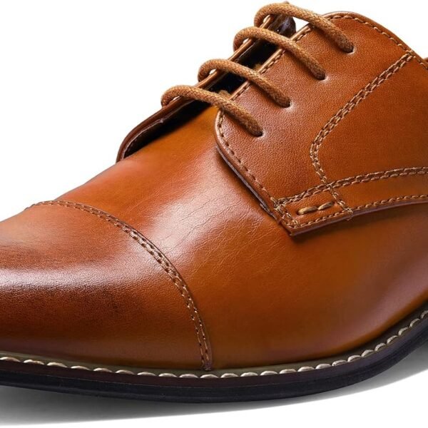 Men Dress Shoes Formal Business Classic Lace Up Wingtip Oxford Shoes
