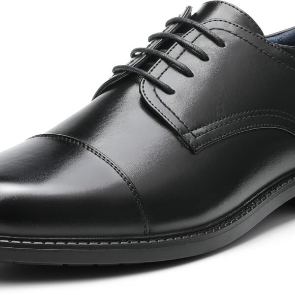 Men Dress Oxford Shoes Classic Lace Up Formal Toe Shoes