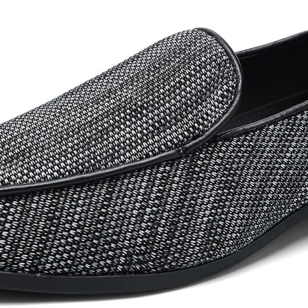 Mens Dress Loafers Tuxedo Suit Slip on Shoes
