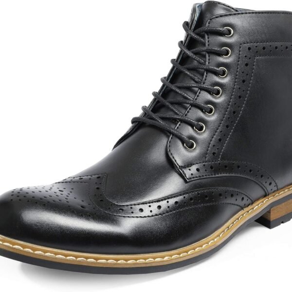 Men Dress Ankle Motorcycle Boots